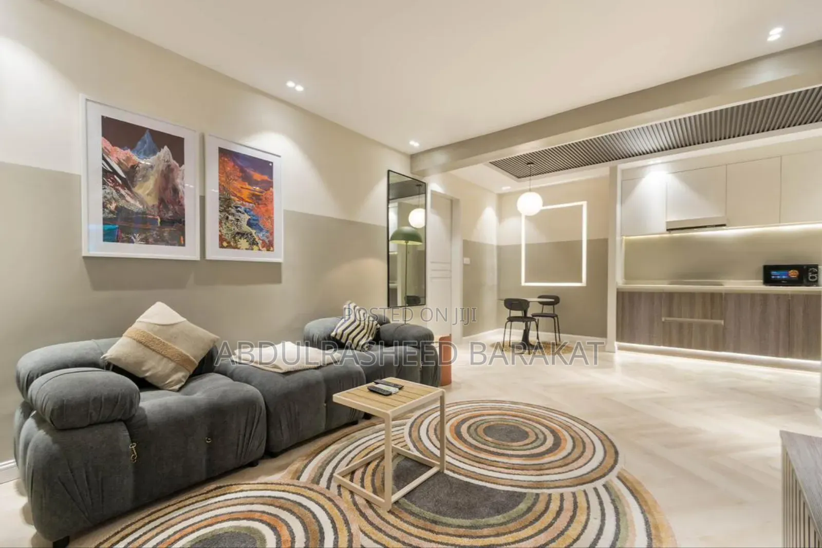 Luxury One Bedroom Apartment Balcony and Gym in Lekki Phase 1