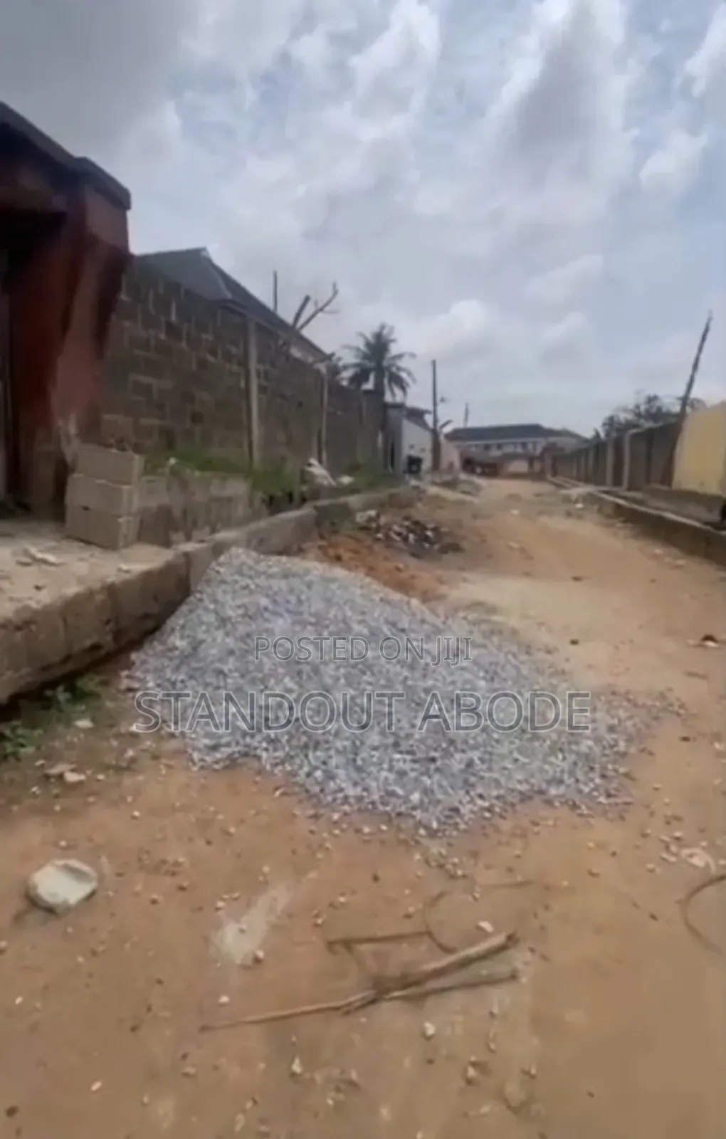 A Full Plot of Land With Uncompleted Structure for Sale in Ile Epo in Abule Egba