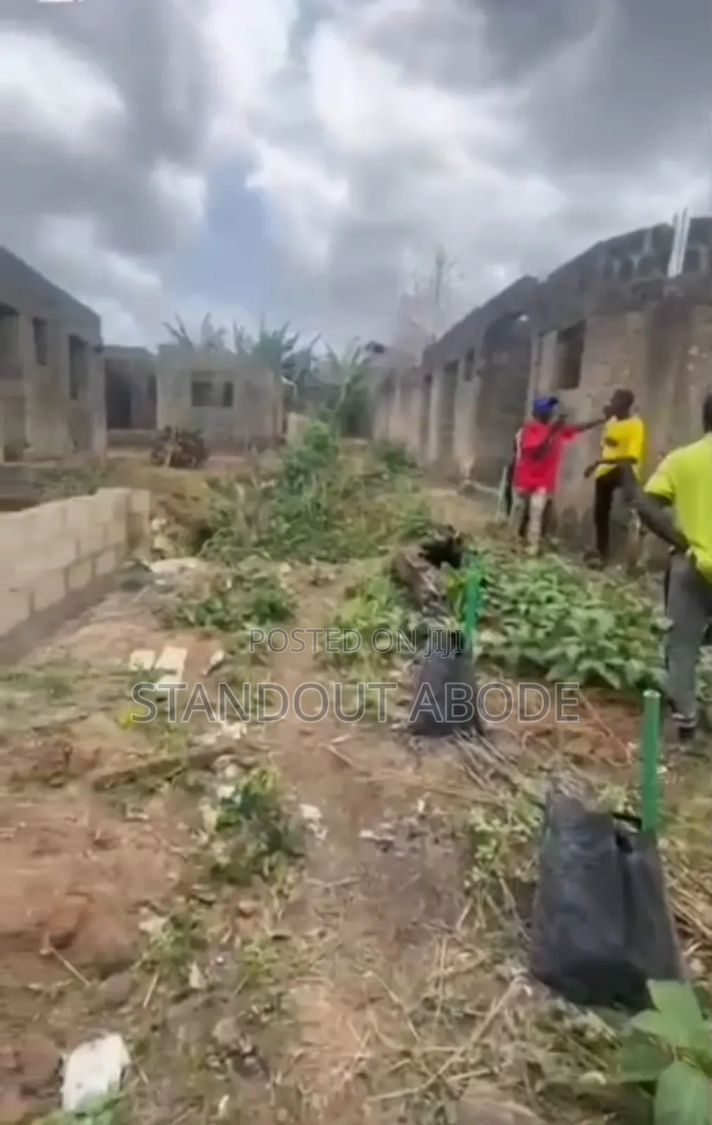 A Full Plot of Land With Uncompleted Structure for Sale in Ile Epo in Abule Egba