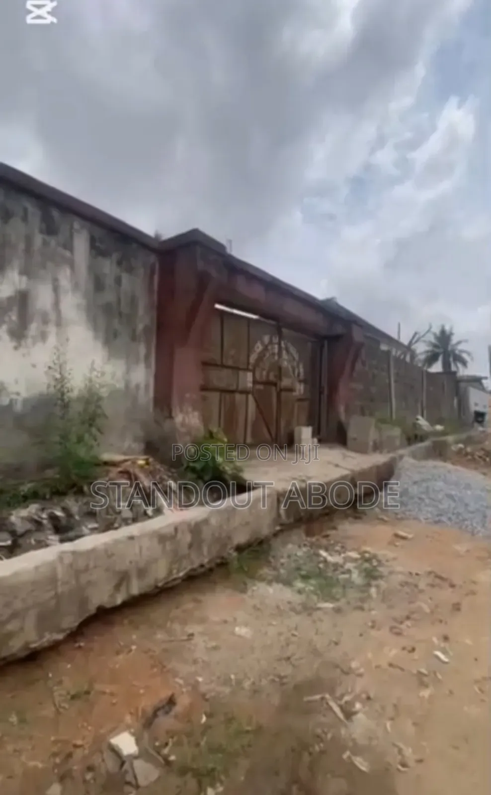 A Full Plot of Land With Uncompleted Structure for Sale in Ile Epo in Abule Egba