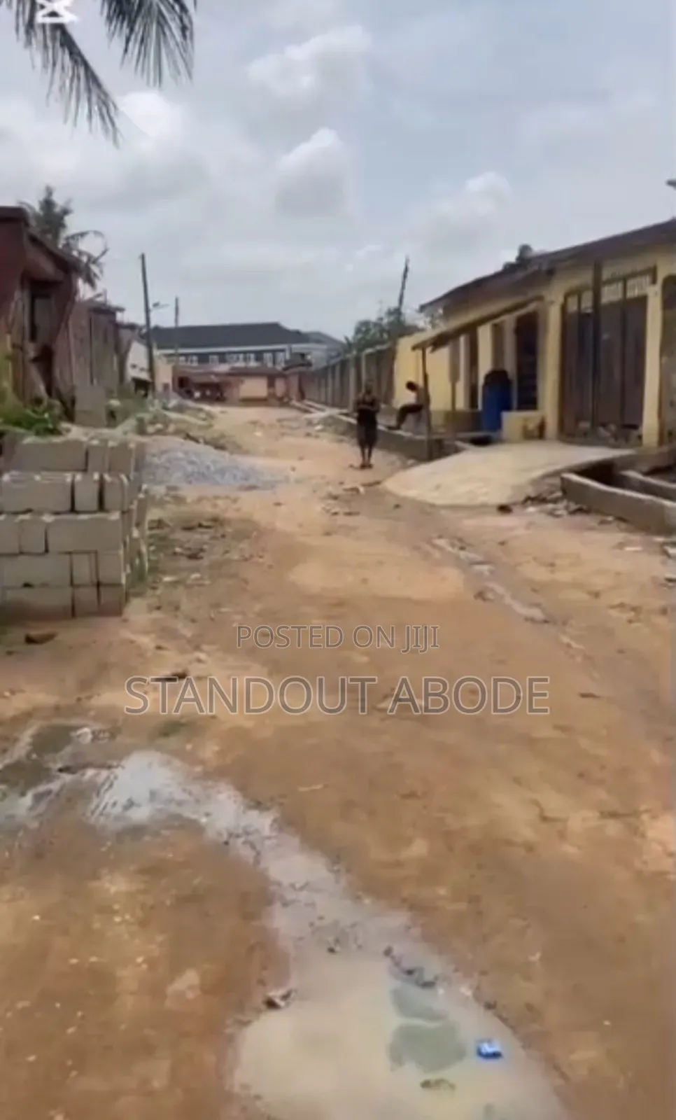 A Full Plot of Land With Uncompleted Structure for Sale in Ile Epo in Abule Egba