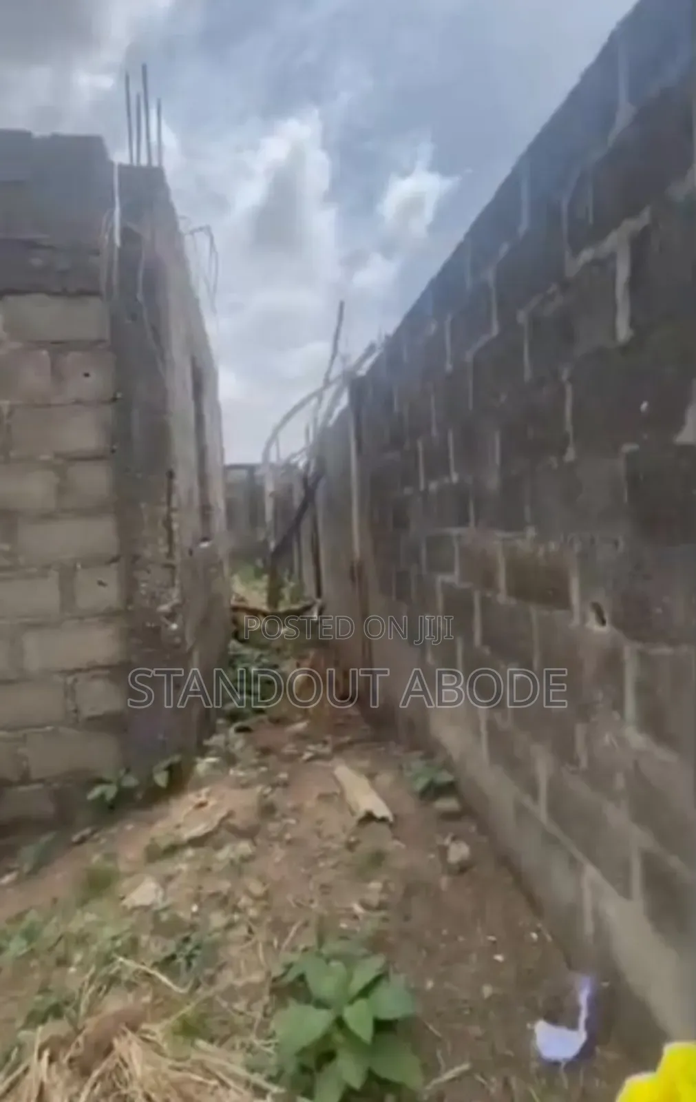 A Full Plot of Land With Uncompleted Structure for Sale in Ile Epo in Abule Egba