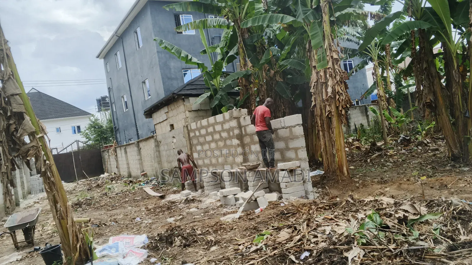 A Plot of Land for Sale Fenced at Alakahia by First Mechanic in Port-Harcourt