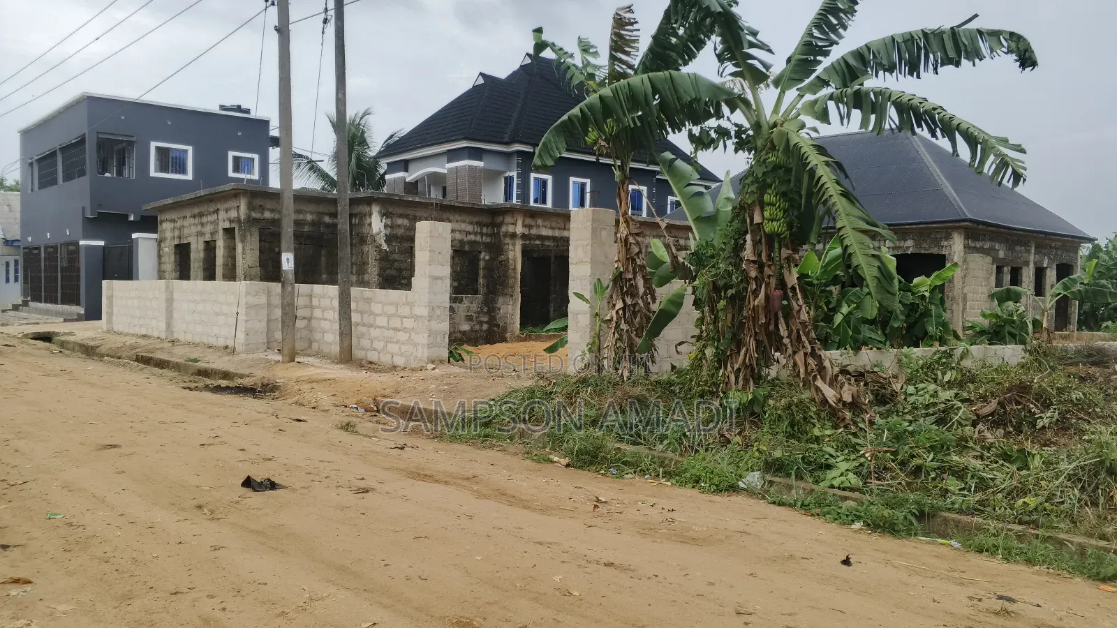 A Plot of Land on the Road at Rumukini in Port-Harcourt