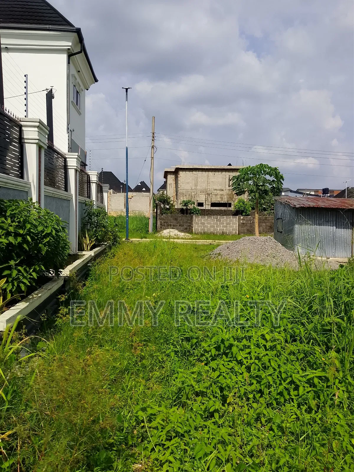 Three Plots of Land for Sale in an Estate in Eliozu