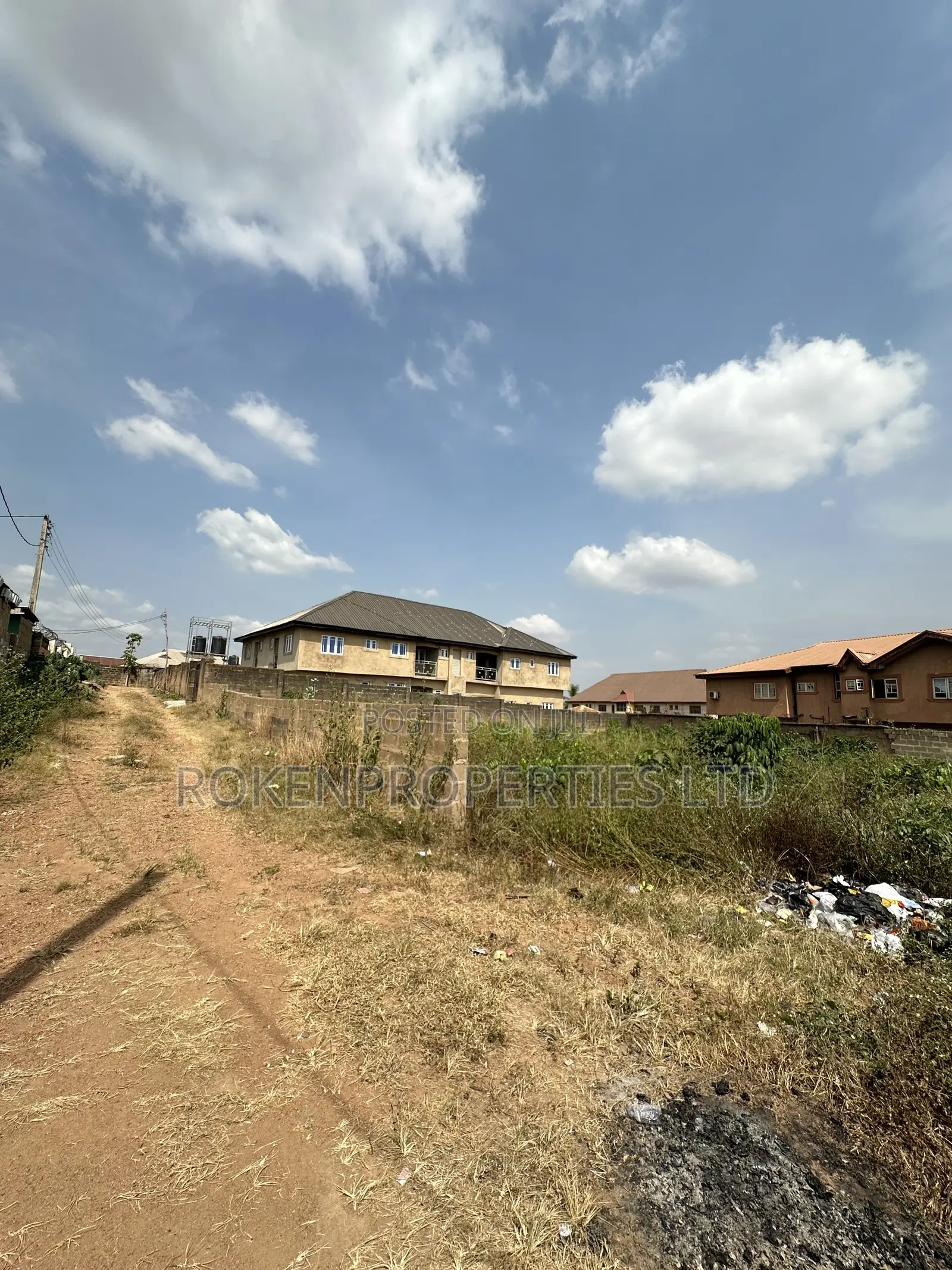 Well Table 2plots of Land With Fenced for Sale at Ologuneru in Ologuneru