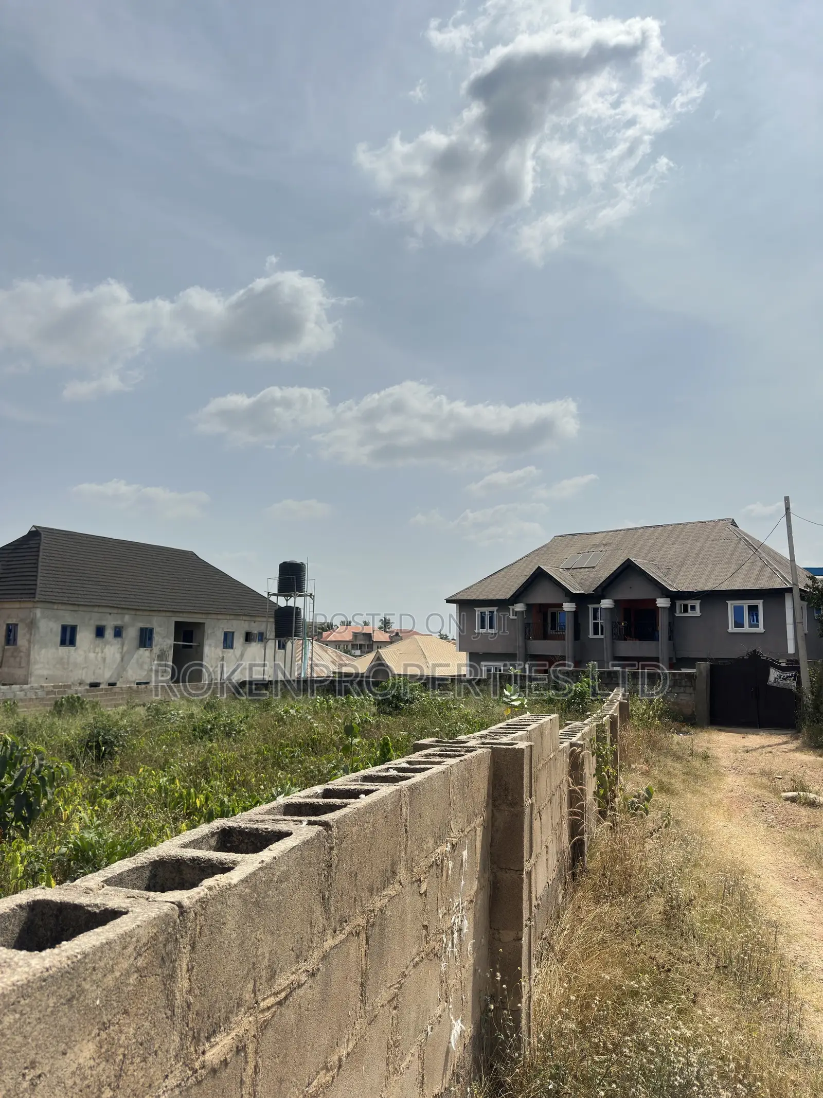 Well Table 2plots of Land With Fenced for Sale at Ologuneru in Ologuneru