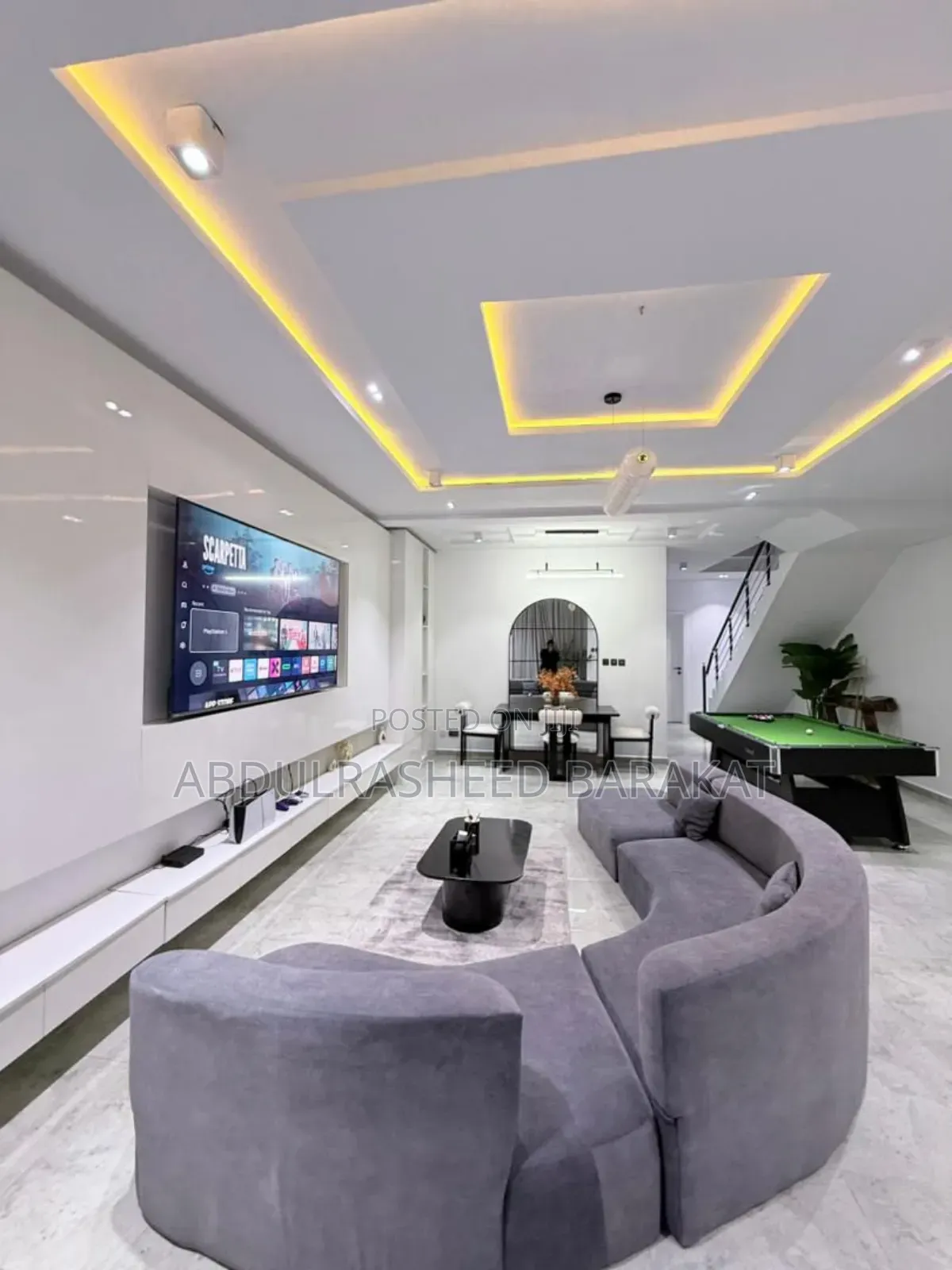Luxury and Beautiful 4bedroom Duplex With Gym, Ps5 Snooker Board in Ikate
