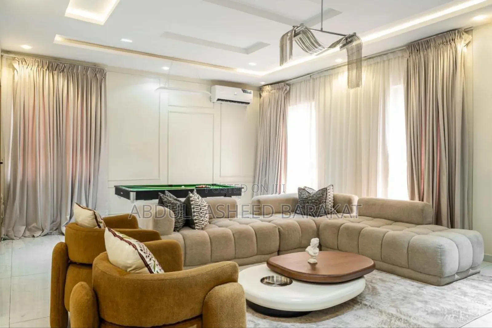 Stunning 2bedroom Apartment With Balcony, Snooker Board, Gym in Ikate