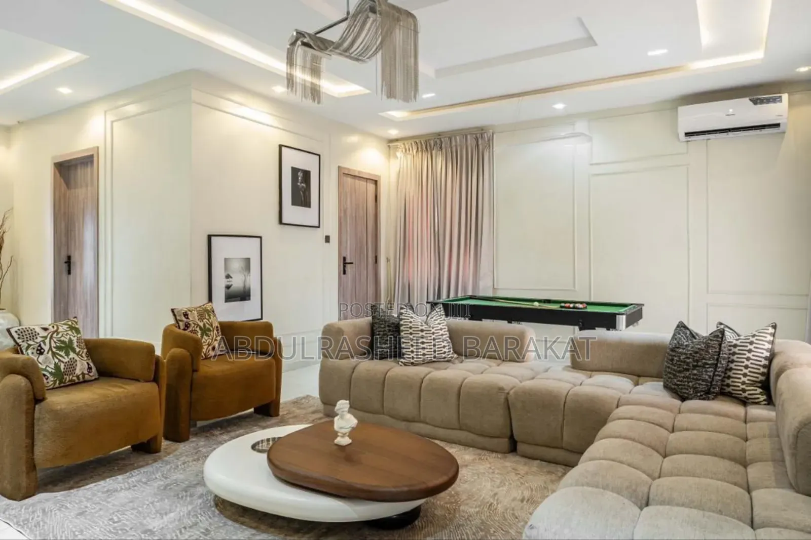 Stunning 2bedroom Apartment With Balcony, Snooker Board, Gym in Ikate