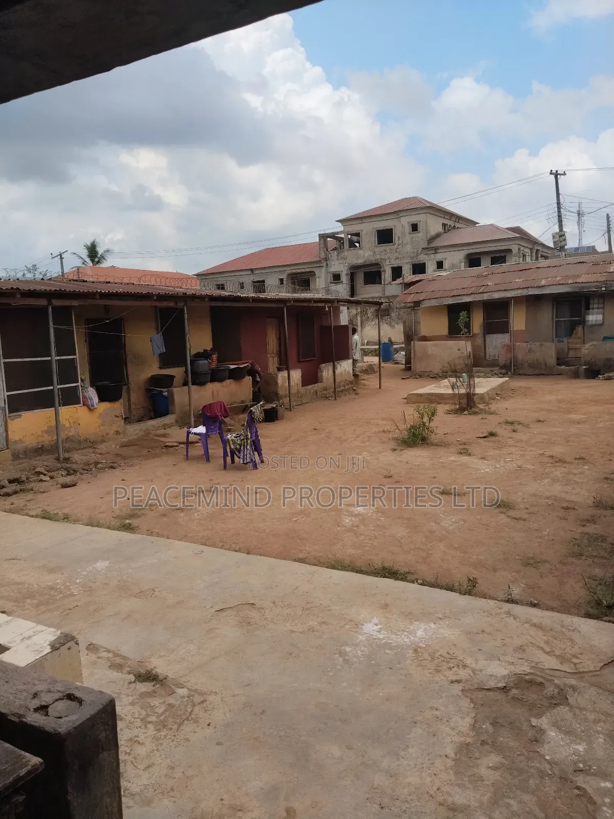 Plot of Land 3bed,13 Room and 6nos Shops in Ikotun by Governor Rd #65m in Governors Road