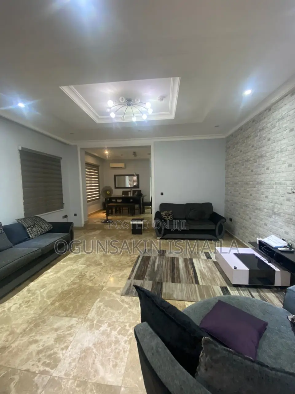 Furnished 4bdrm Duplex in Olutoye Estate, Ikeja GRA for rent in Ikeja GRA