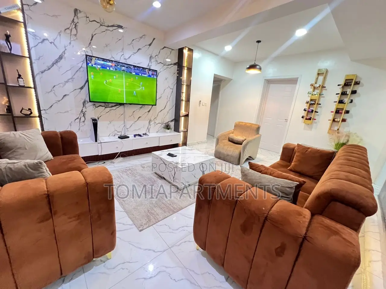 Spacious and Charming 3 Bedroom Shortlet Apartment With Ps5 in Yaba in Alagomeji