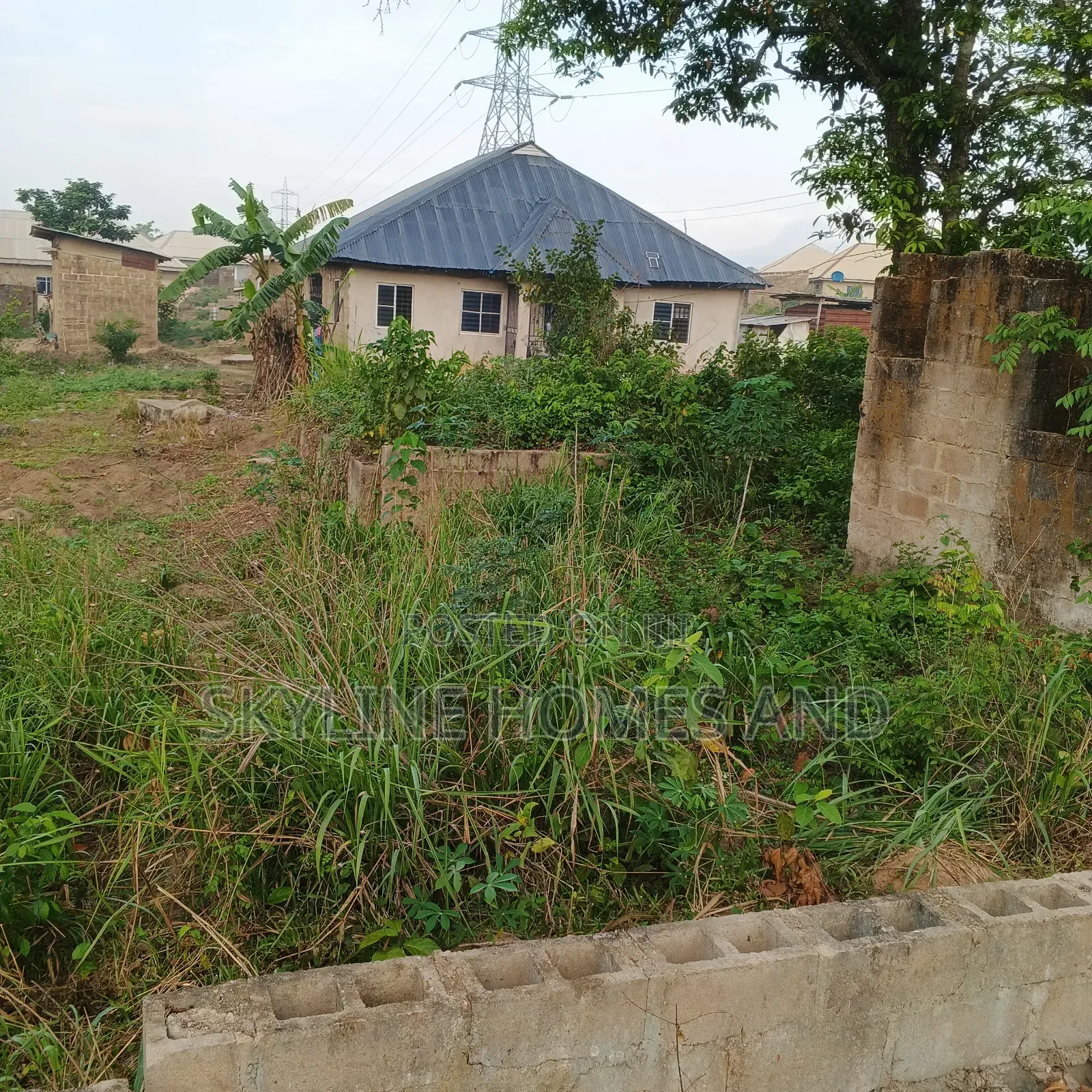 A Plot of Land With 3 Bedrooms Foundation at Obada in Ewekoro