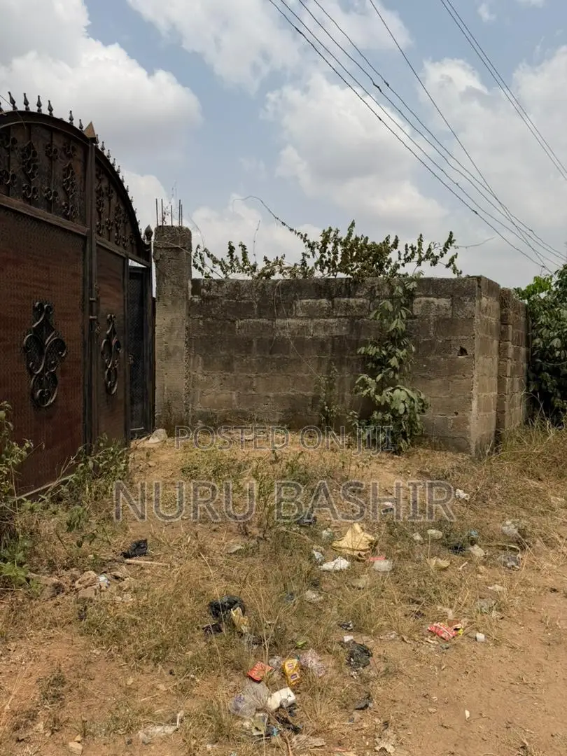Fenced and Gated 2 Plots of Land With an Uncompleted 4bed Bungalow in Akala Express