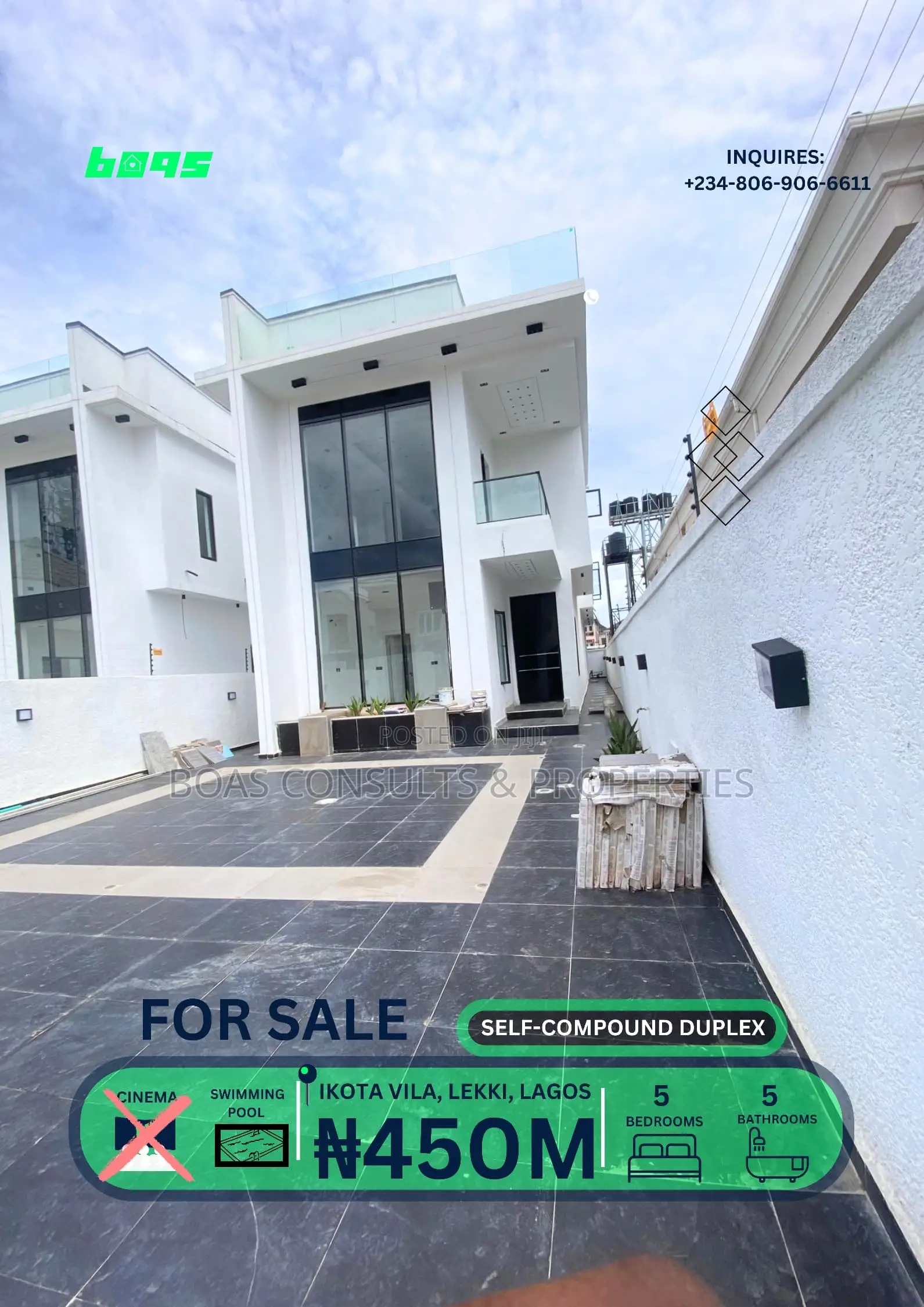 5bdrm Duplex in Ikota for sale in Ikota