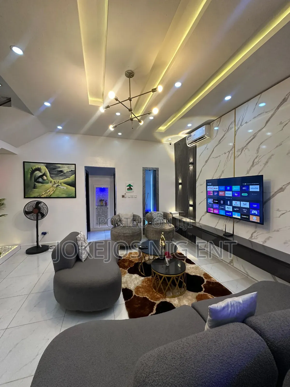Furnished 4bdrm Duplex in Lekki Palm City for rent in Ado / Ajah