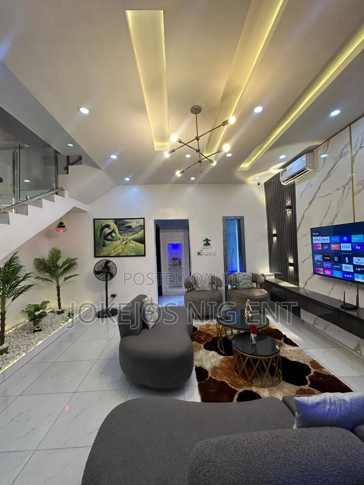 Furnished 4bdrm Duplex in Lekki Palm City for rent in Ado / Ajah