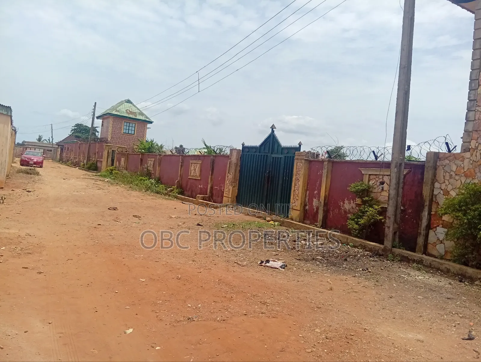 1340 SQM Fenced Land With Building on It in Ijede / Ikorodu