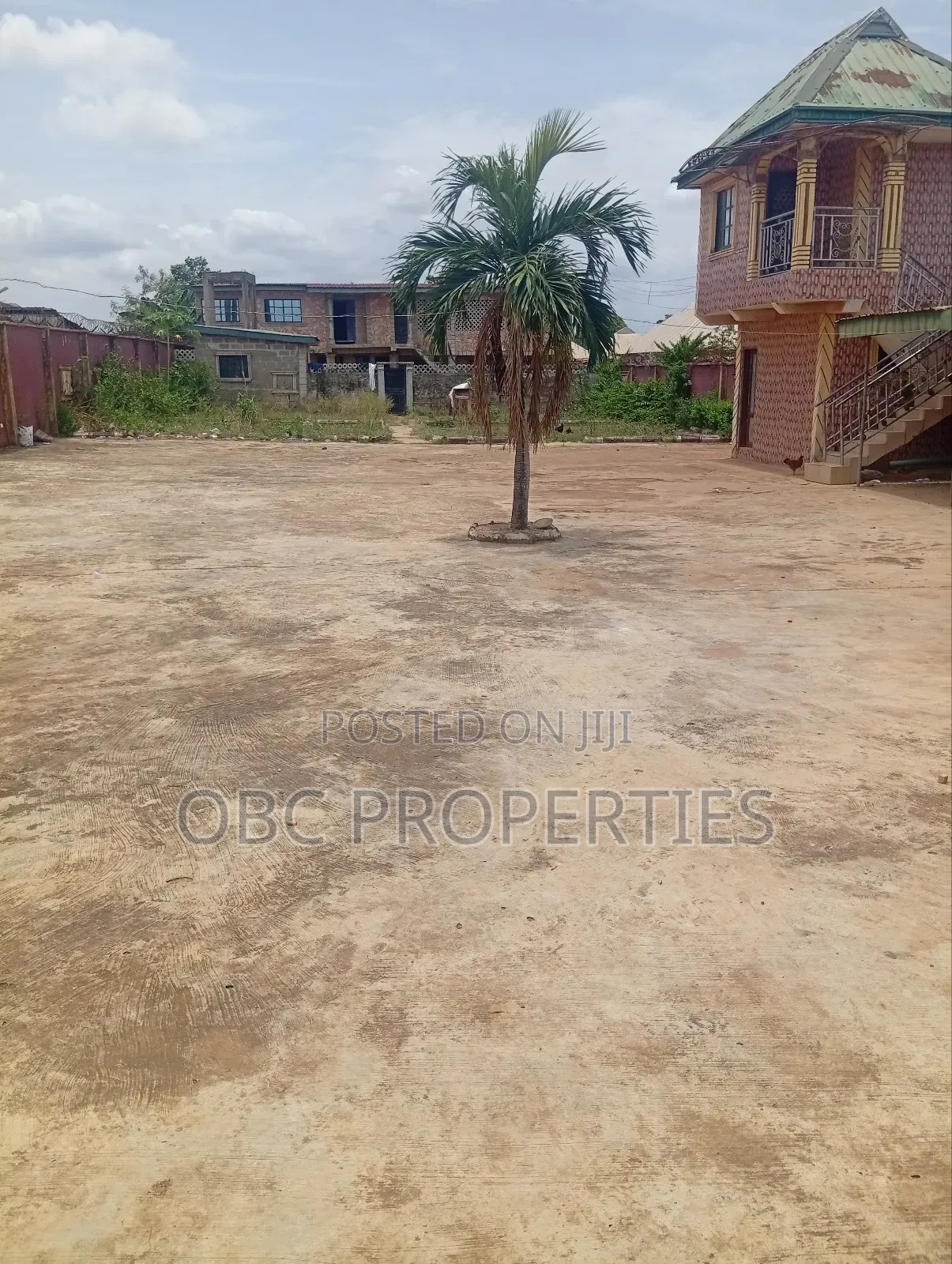 1340 SQM Fenced Land With Building on It in Ijede / Ikorodu
