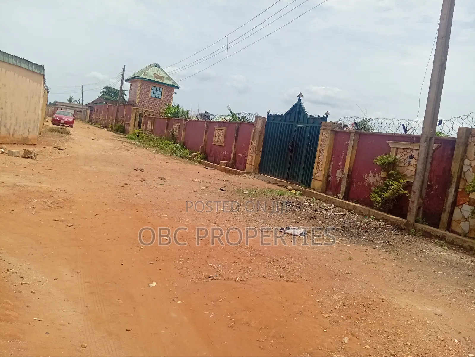 1340 SQM Fenced Land With Building on It in Ijede / Ikorodu