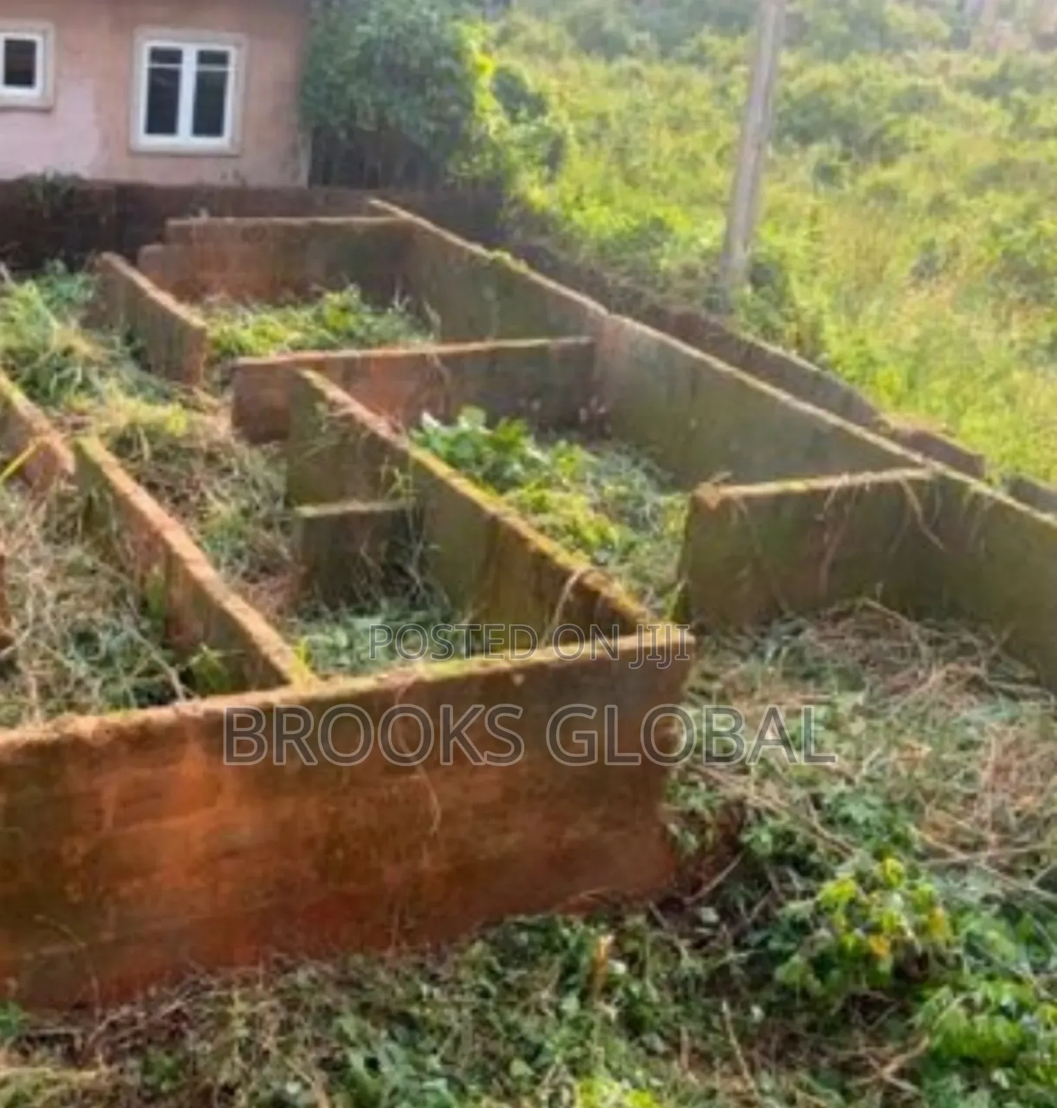 A 50/100 Plot of Land With Foundation at Iyowa for Sale in Benin City