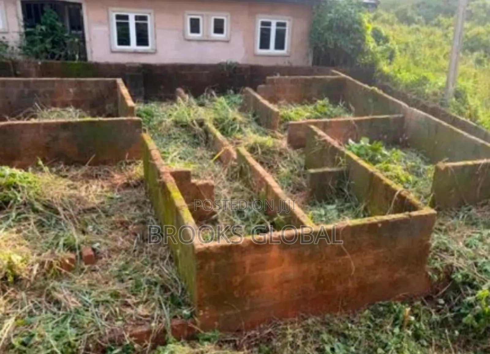 A 50/100 Plot of Land With Foundation at Iyowa for Sale in Benin City