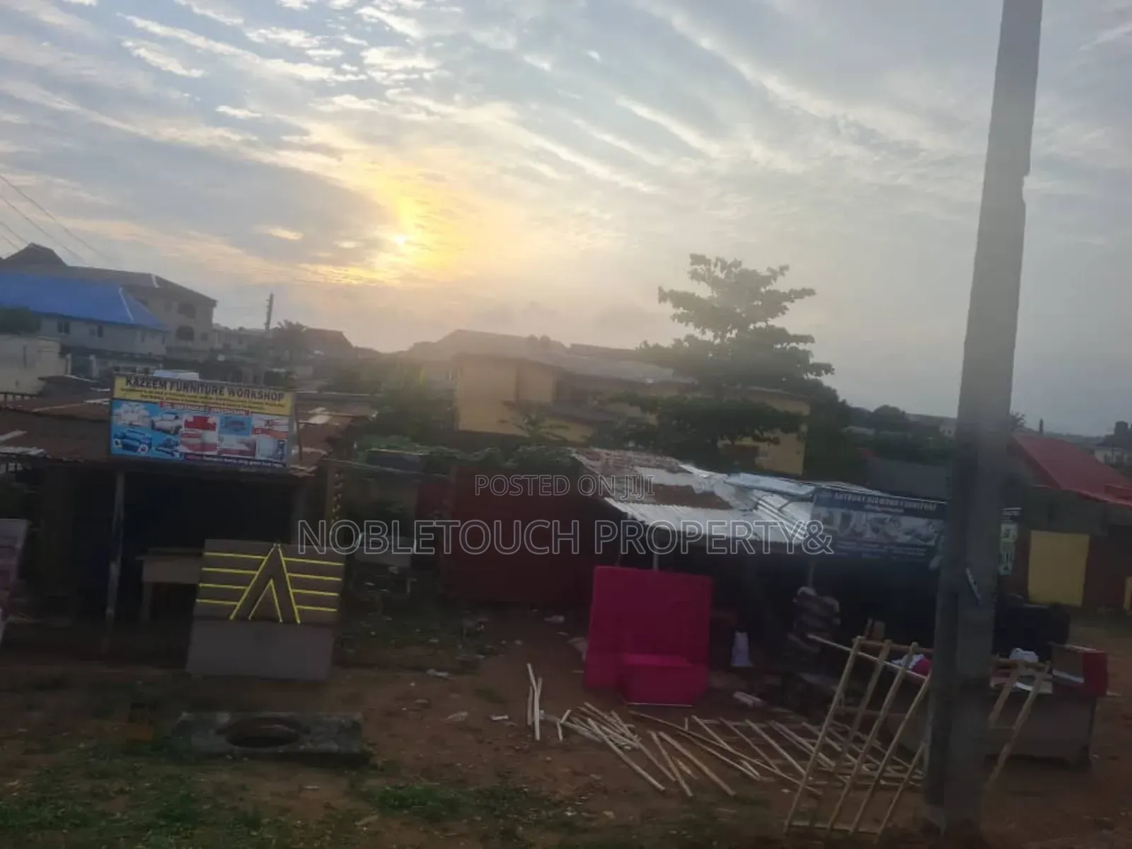 A Plot With Cofo Along the Major Road at Ewedogbon Akesan in Akesan