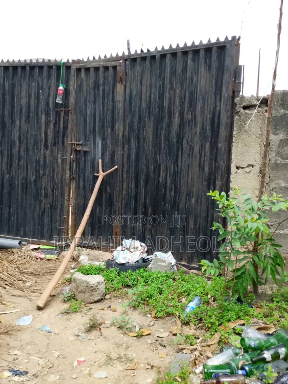 Fenced and Gated Dry Land on Plot of Land. in Baruwa