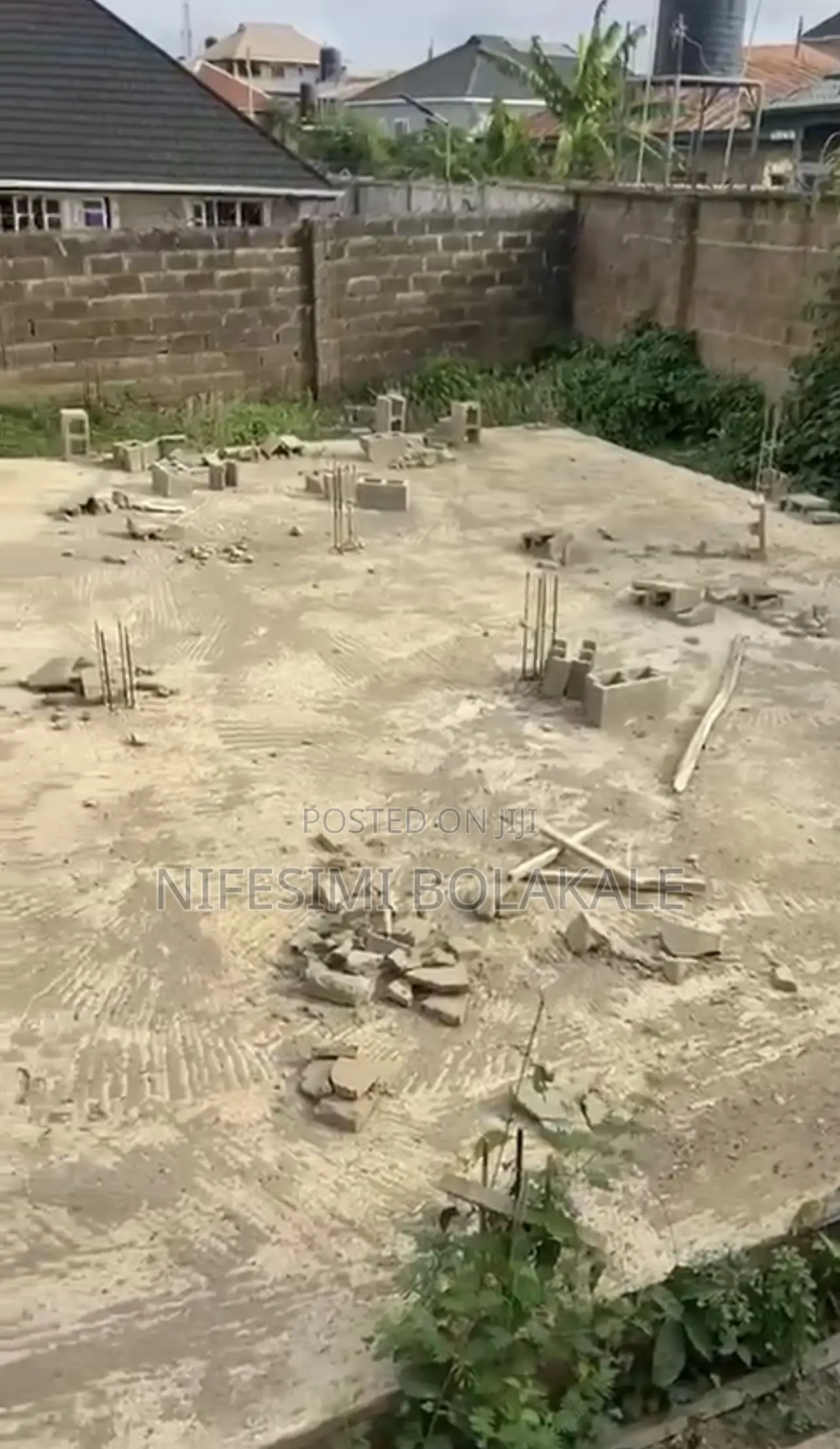 A Fenced and Gated Plot of Land With Borehole at Akoto Estate, Elebu in Akala Express