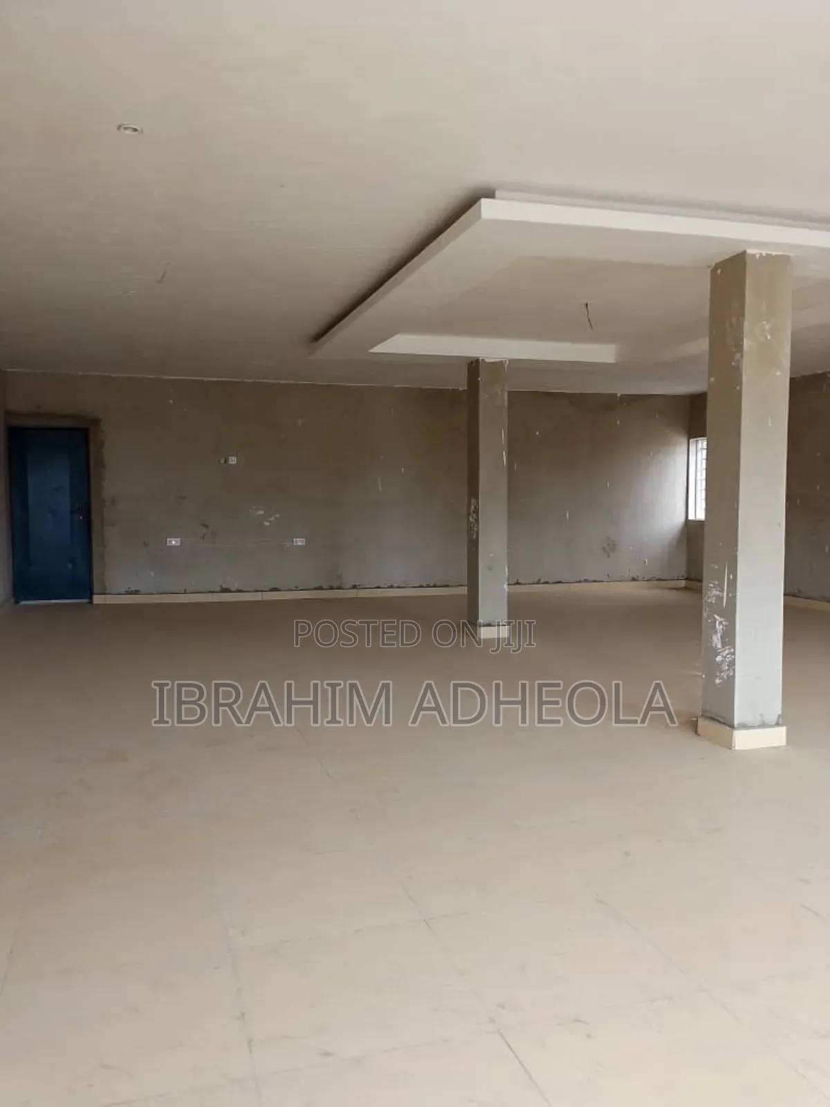 On the 3rd Floor 
Rent: 5.2m Per Annum 3years Rent Payment Required in Idimu