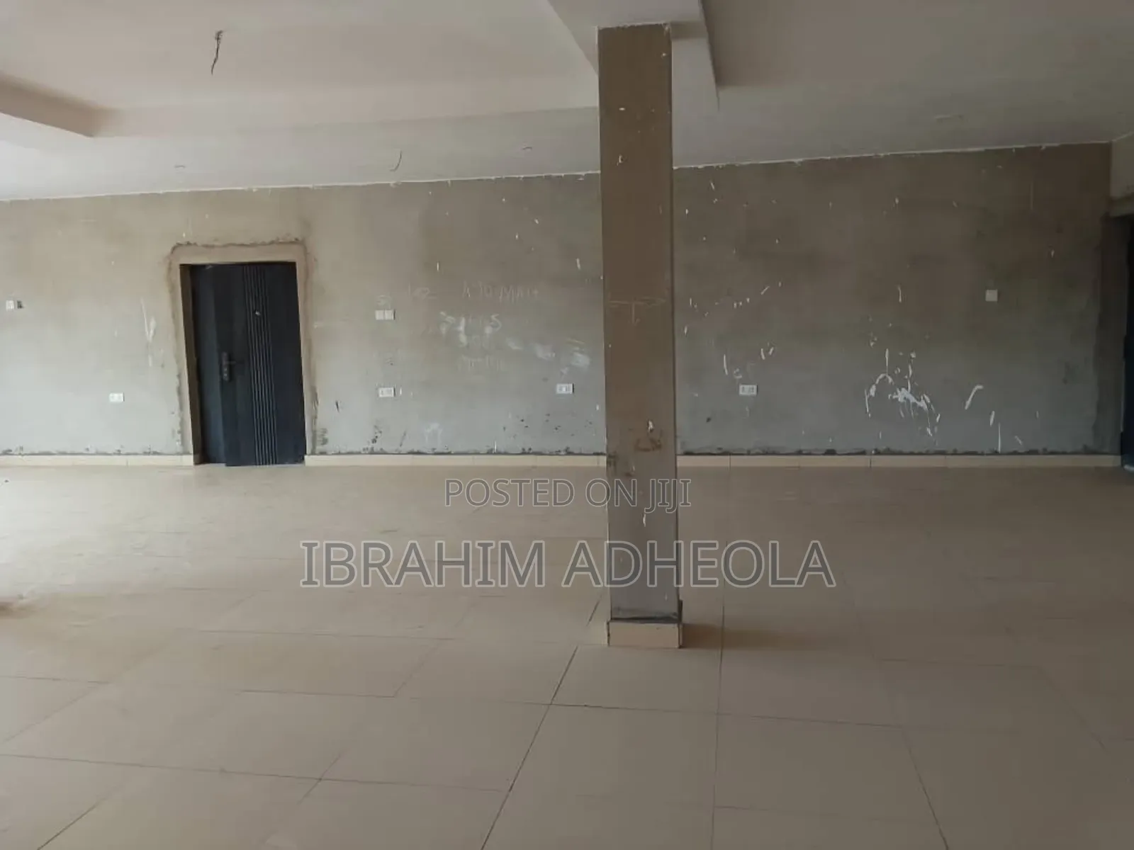 On the 3rd Floor 
Rent: 5.2m Per Annum 3years Rent Payment Required in Idimu