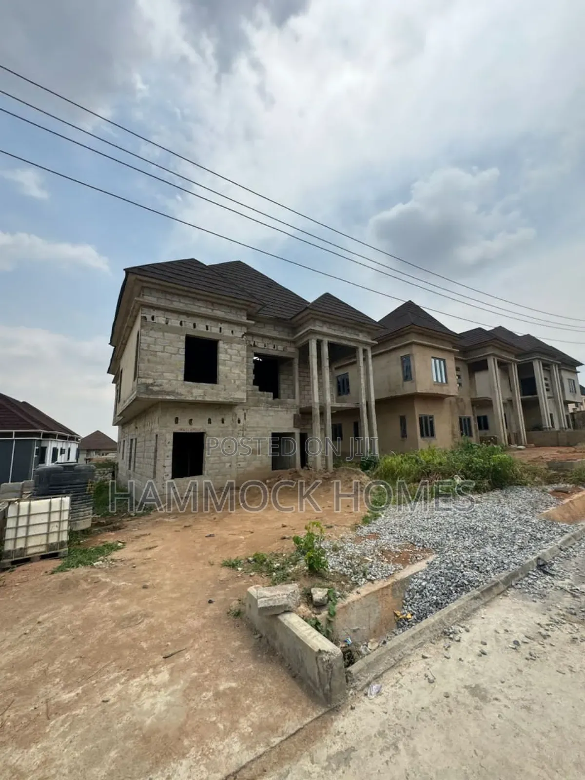 80% Completed 4-Bedrm Duplex With Bq at Nigeria Army Tiger Estate Ojoo in Ojoo