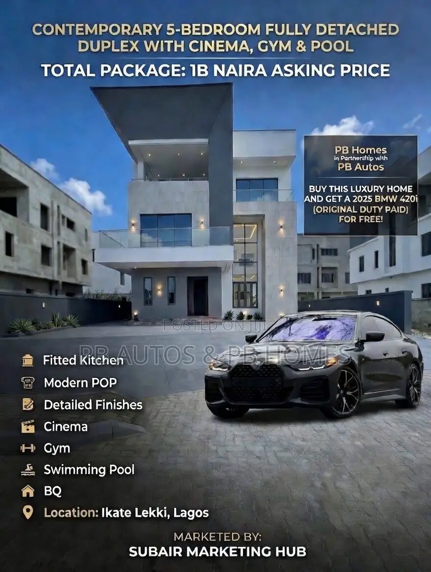 5bdrm Duplex in Ikate-Elegushi for sale in Ikate-Elegushi