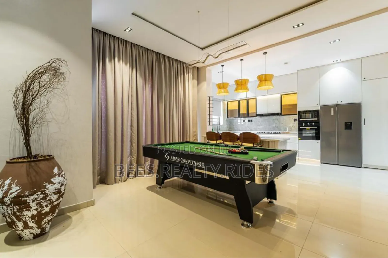 Luxury 3 Bedroom With Inbuilt Speakers, Snooker Board Swimming Pool in Lekki Phase 1