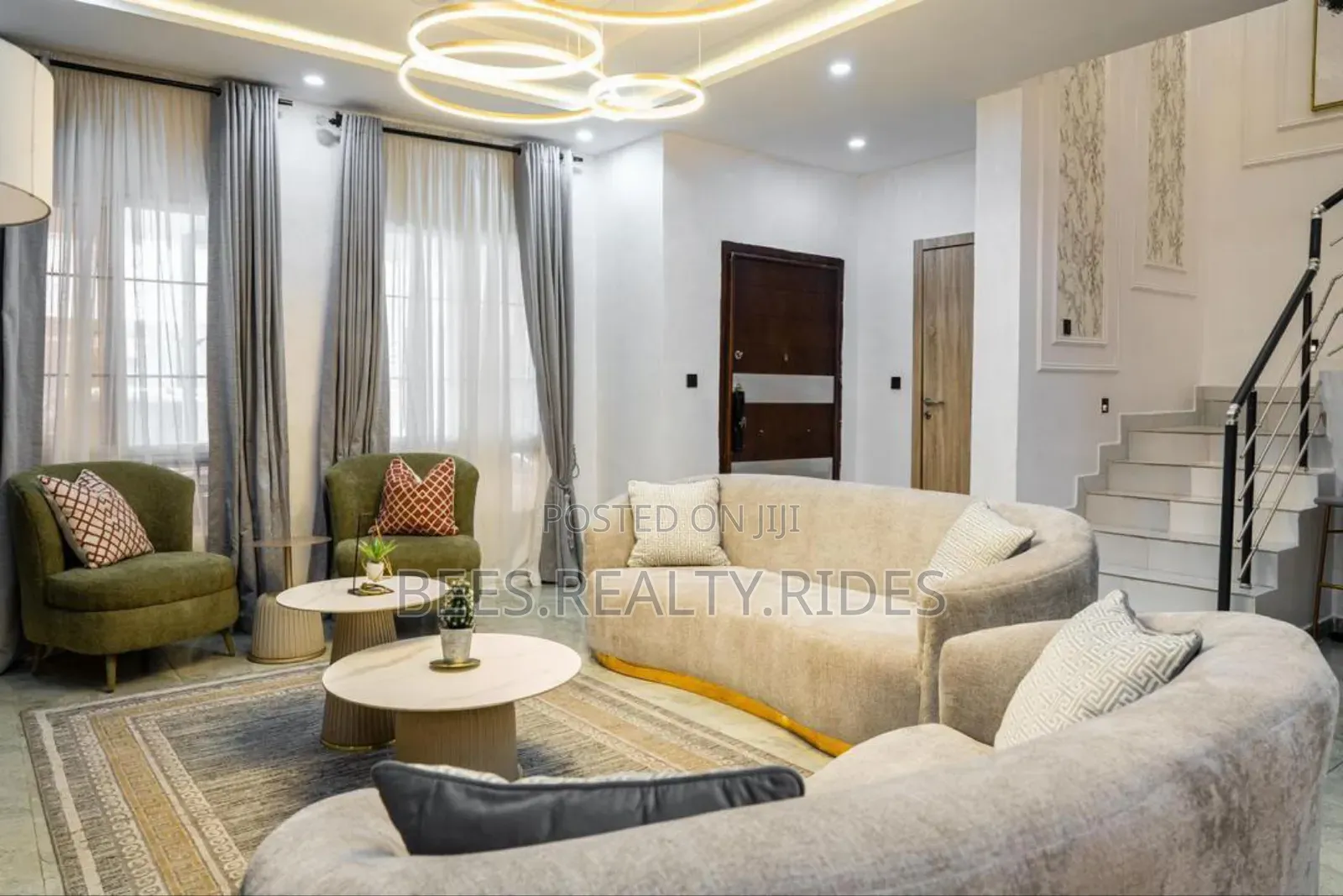 New 3 Bedroom Terrace Duplex With Bathtub, Pool, Gym Football Pitch in Ikate