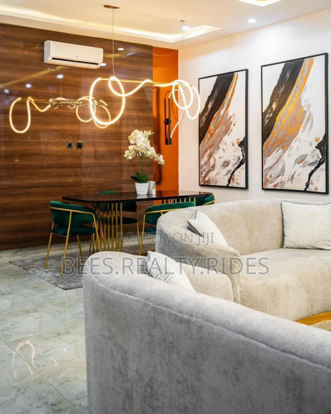 New 3 Bedroom Terrace Duplex With Bathtub, Pool, Gym Football Pitch in Ikate