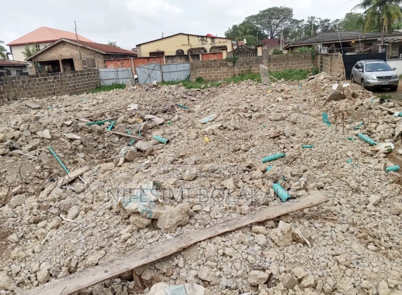 Fenced and Gated 1 Plot of Land With Borehole Water at Ajibode Ibadan. in Ojoo