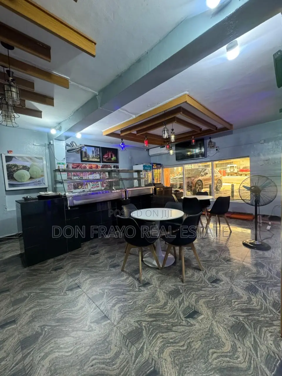 Fully Furnished Eatery Lounge, Car Wash Space to Let at New Bodija in Bodija