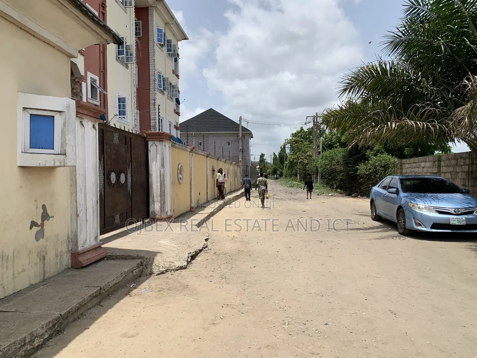 A Plot of Dry Land Fenced and Gated in Ajah