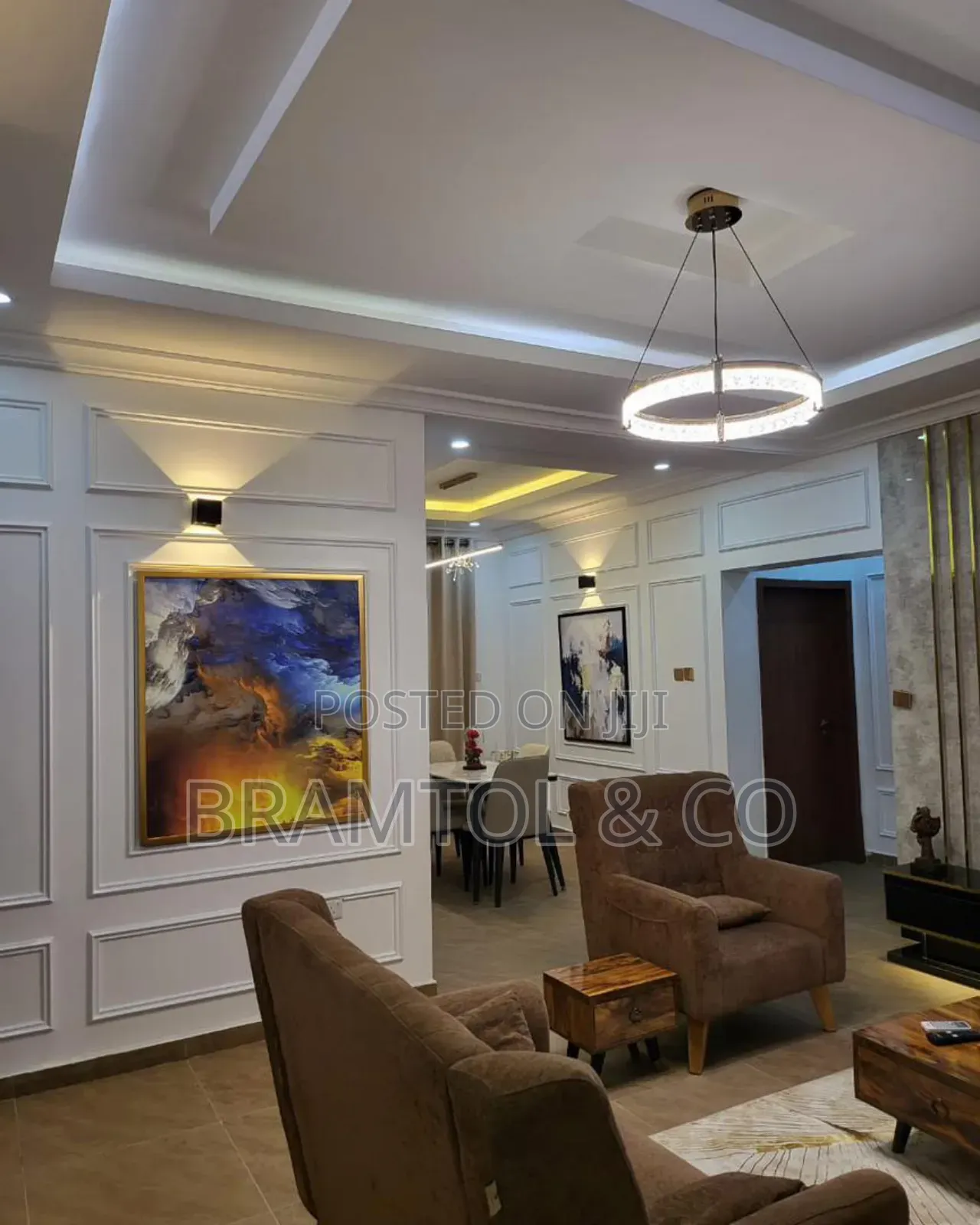 Furnished 2bdrm Block of Flats in Wuye for rent in Wuye