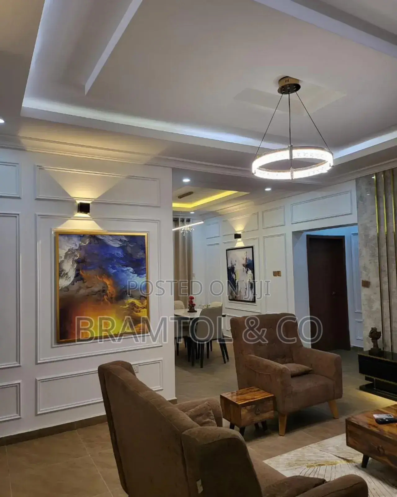 Furnished 2bdrm Block of Flats in Wuye for rent in Wuye