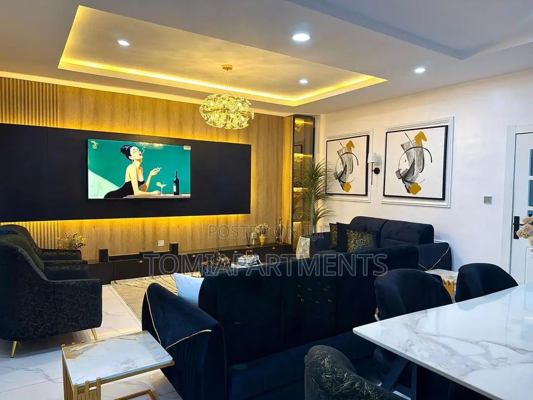 Brand New 4 Bedroom Terrace Duplex Shortlet With Gym Ps5 in Ikeja in Toyin Street