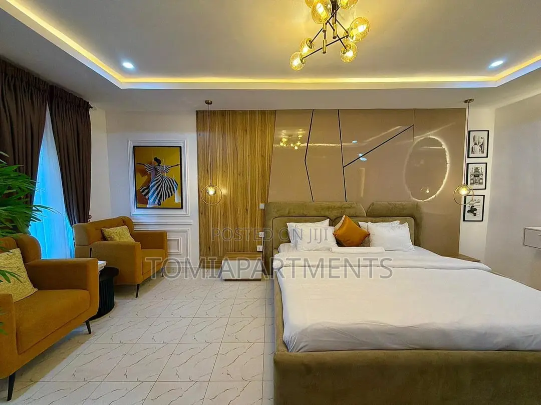 Brand New 4 Bedroom Terrace Duplex Shortlet With Gym Ps5 in Ikeja in Toyin Street