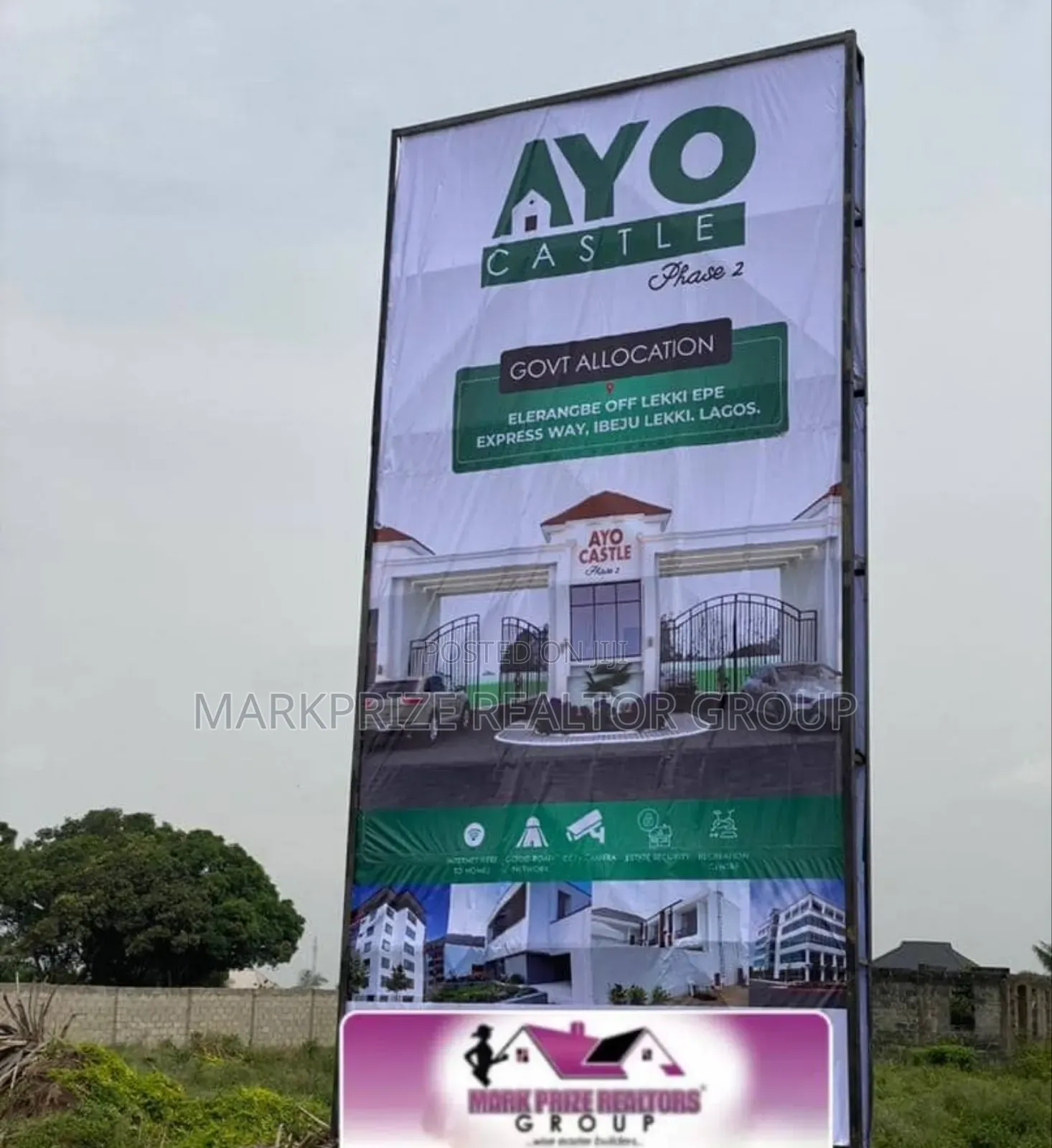 Buy Build Land.Ayo Castle Phase 2, Elerangbe Ibeju Lekki.₦5m Deposit in Elerangbe