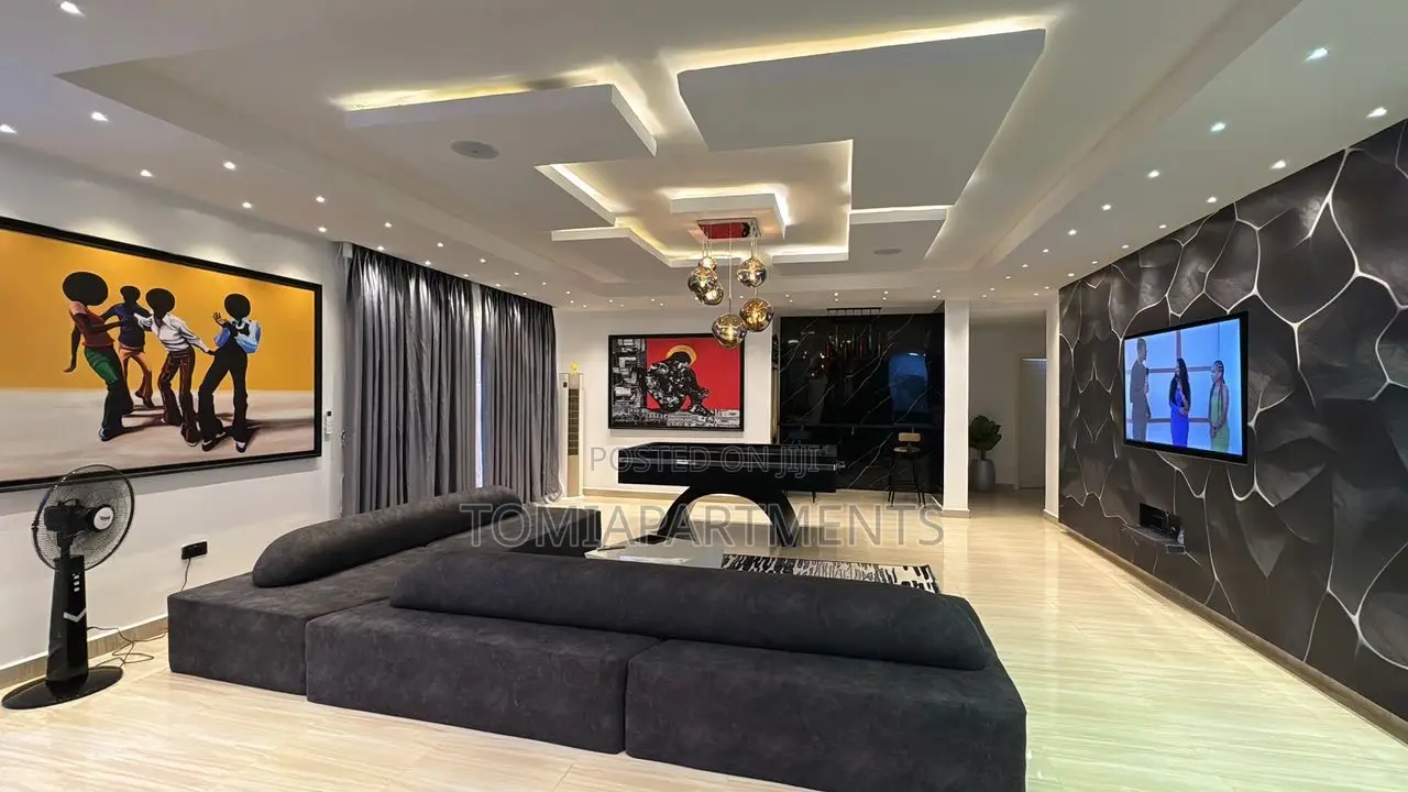 Luxury 3 Bedroom Shortlet With Snooker, Gym Pool in Victoria Island in Victoria Island Extension