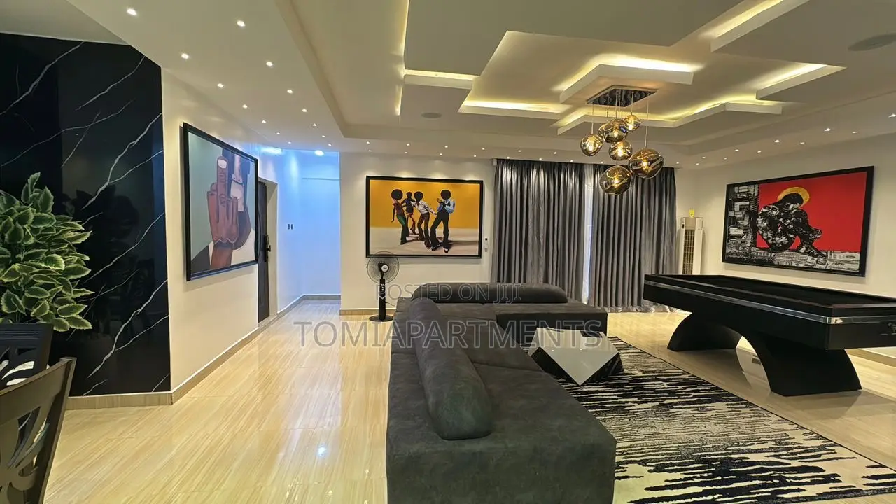 Luxury 3 Bedroom Shortlet With Snooker, Gym Pool in Victoria Island in Victoria Island Extension