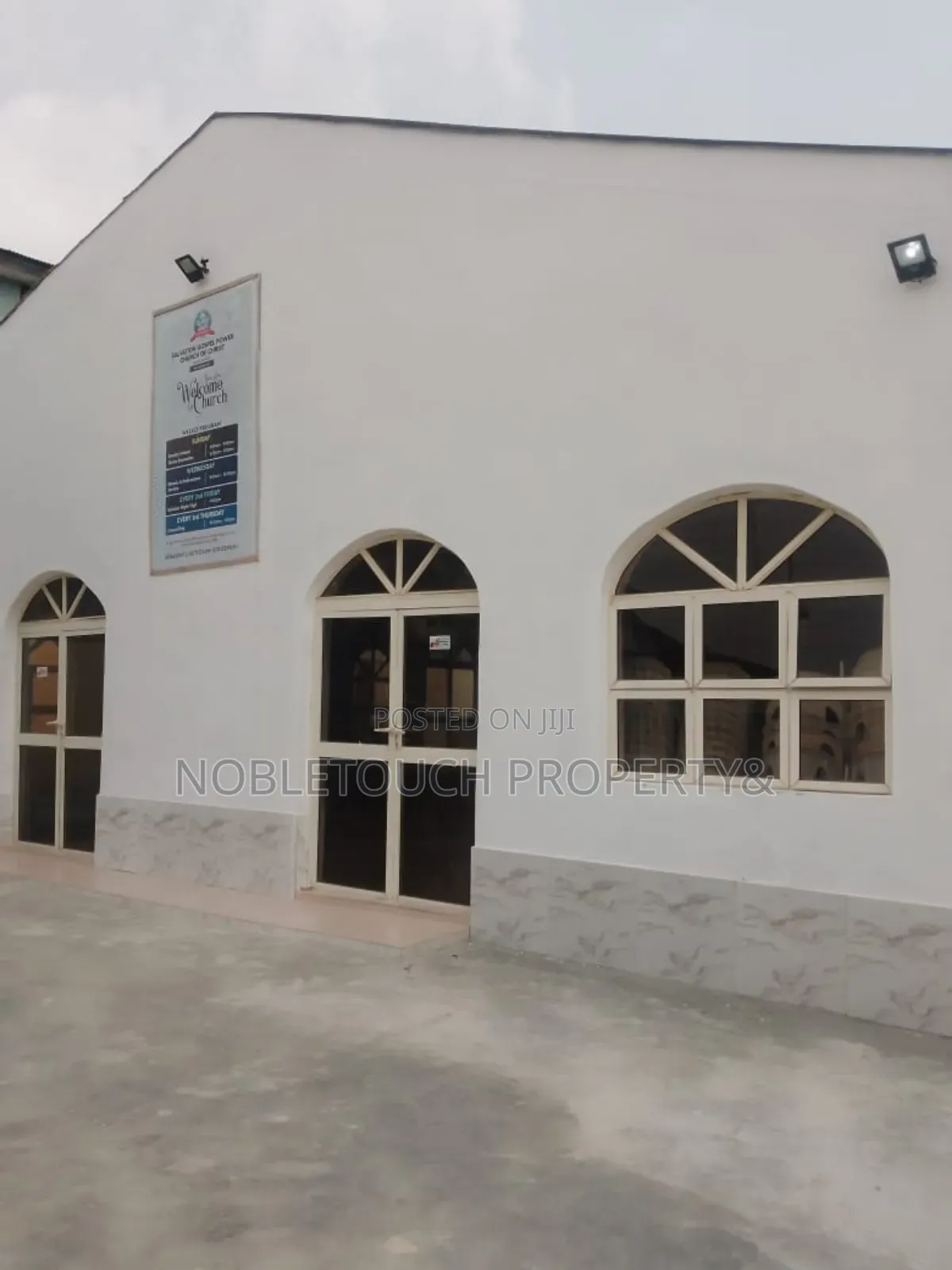 Church Hall With Modern Facilities in Egbeda
