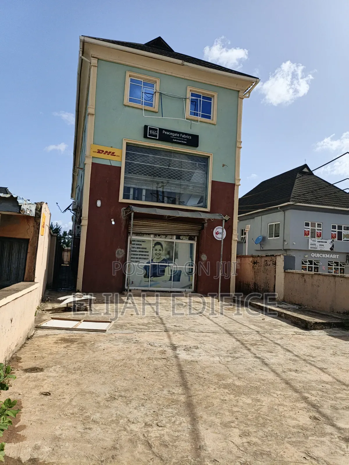 A Block of 4 Units of Hall/Show Rooms With at Elepe Oshotta Ikorodu. in Ijede / Ikorodu