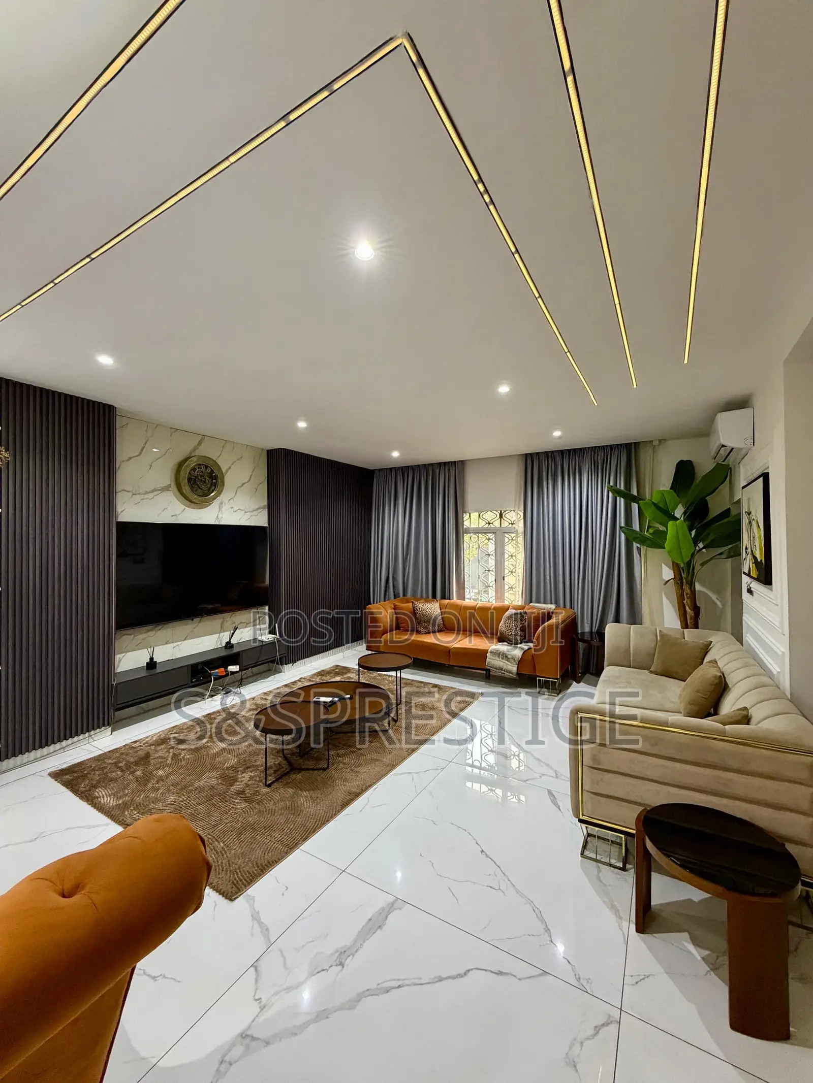 Furnished 3bdrm Townhouse / Terrace in Banana Island for rent in Banana Island